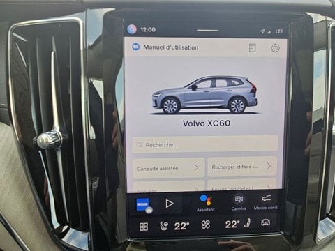 Voitures D'occasion À Saint Avit | Volvo Xc60 T6 Recharge Awd 253 Ch + 145 Ch Geartronic 8 Ultim...