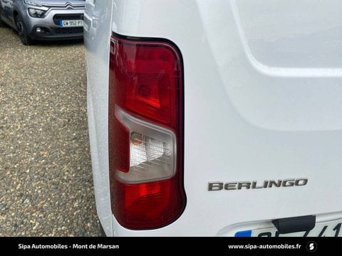 Voitures D'occasion À Mont-De-Marsan | Citroën Berlingo Iii Van M 650 Bluehdi 100 S&S Bvm6 Driv...