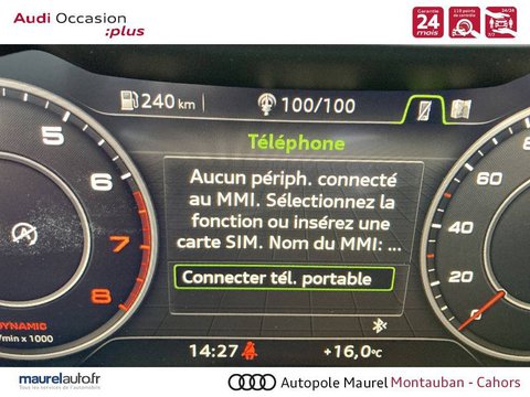 Voitures Occasion Audi Tt Iii Roadster 40 Tfsi 197 S Tronic 7 S Line À Montauban