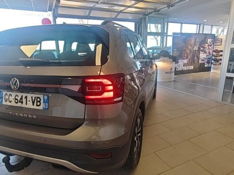 Voitures D'occasion À Villaines Sous Bois | Volkswagen T-Cross 1.0 Tsi 110Ch Lounge Gris Limestone