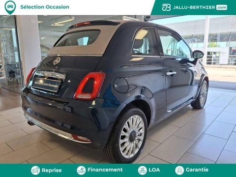 Voitures D'occasion À Jaux Compiègne | Fiat 500C 1.2 8V 69Ch Eco Pack Lounge Euro6D
