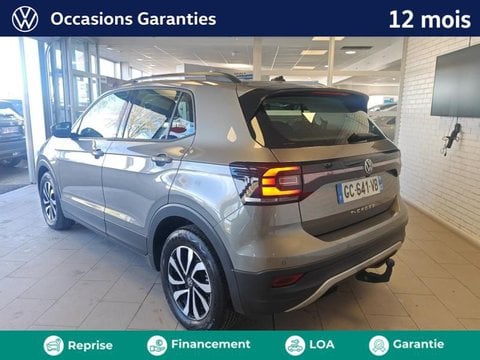 Voitures D'occasion À Villaines Sous Bois | Volkswagen T-Cross 1.0 Tsi 110Ch Lounge Gris Limestone