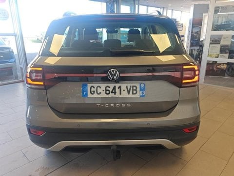 Voitures D'occasion À Villaines Sous Bois | Volkswagen T-Cross 1.0 Tsi 110Ch Lounge Gris Limestone