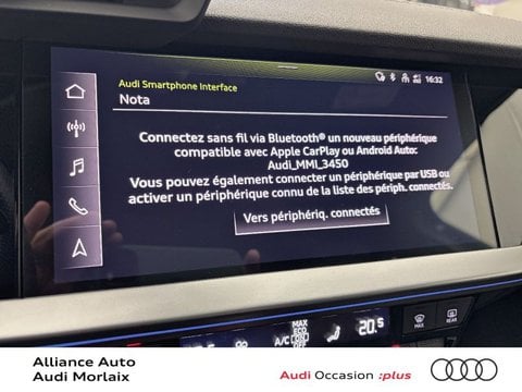 Voitures Occasion Audi A3 Sportback 40 Tfsi E 204Ch S Line S Tronic 6 À Saint-Martin-Des-Champs