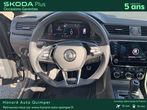 Voitures Occasion Škoda Superb Combi 1.4 Tsi Phev 218Ch Sportline Dsg6 À Quimper