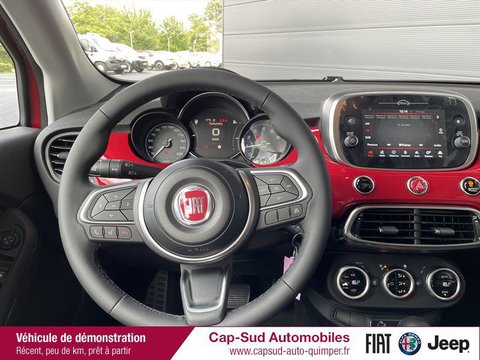 Voitures Occasion Fiat 500X 1.5 Firefly Turbo 130Ch S/S Hybrid (Red) Dct7 À Quimper