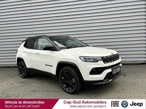 Voitures Occasion Jeep Compass 1.3 Turbo T4 190Ch Phev 4Xe Night Eagle At6 Eawd À Quimper