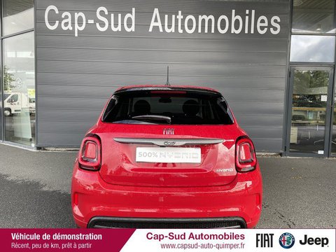 Voitures Occasion Fiat 500X 1.5 Firefly Turbo 130Ch S/S Hybrid (Red) Dct7 À Quimper