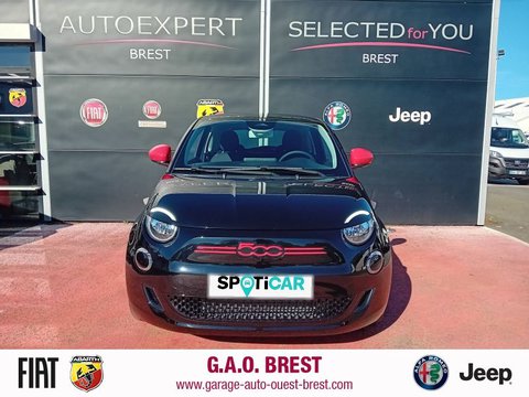 Voitures Occasion Fiat 500 E 118Ch (Red) À Brest