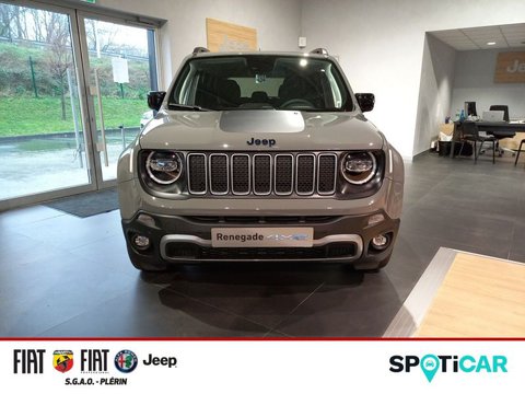 Voitures Occasion Jeep Renegade 1.3 Turbo T4 240Ch Phev 4Xe Upland Bva6 Eawd À Plérin