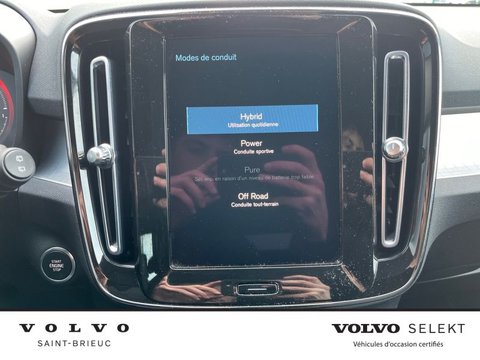 Voitures Occasion Volvo Xc40 T4 Recharge 129 + 82Ch Business Dct 7 À Saint-Brieuc