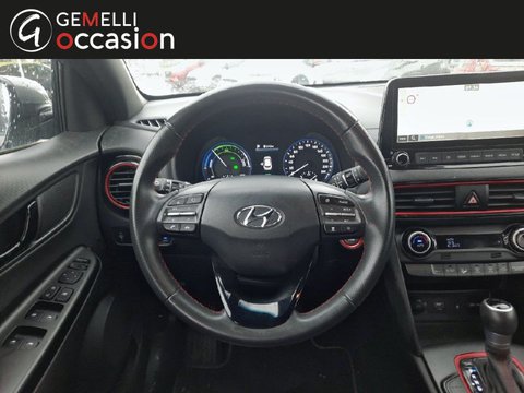 Voitures Occasion Hyundai Kona 1.6 Gdi Hybrid 141Ch Executive Dct-6 Euro6D-T Evap À Orange