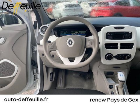 Voitures Occasion Renault Zoe Life Charge Rapide Gamme 2017 À Cessy