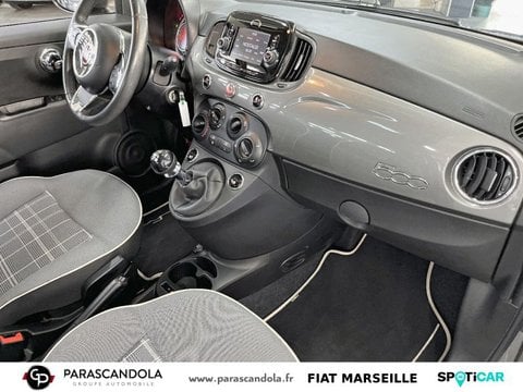 Voitures Occasion Fiat 500 1.2 8V 69Ch Eco Pack Lounge À Marseille