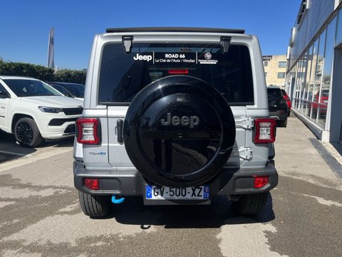 Voitures Occasion Jeep Wrangler Unlimited 2.0 T 380Ch 4Xe Overland Command-Trac My23 À Vitrolles